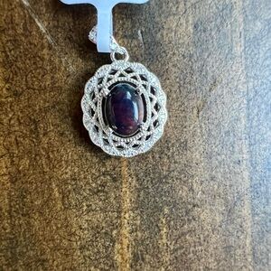 Black Opal Pendant
